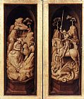 Rogier Van Der Weyden Wall Art - Sforza Triptych exterior